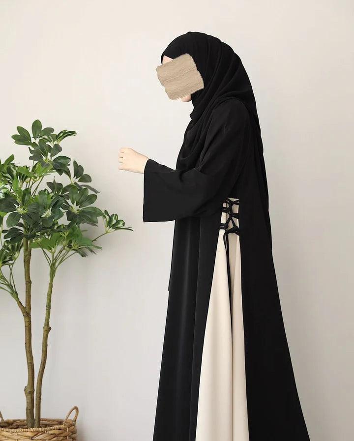 FOUZIA BLACK ABAYA