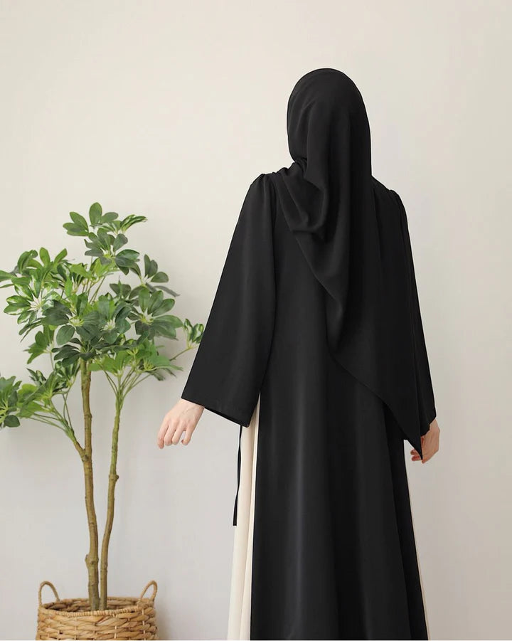 FOUZIA BLACK ABAYA
