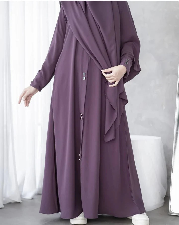 PAKEEZAH PLUM ABAYA