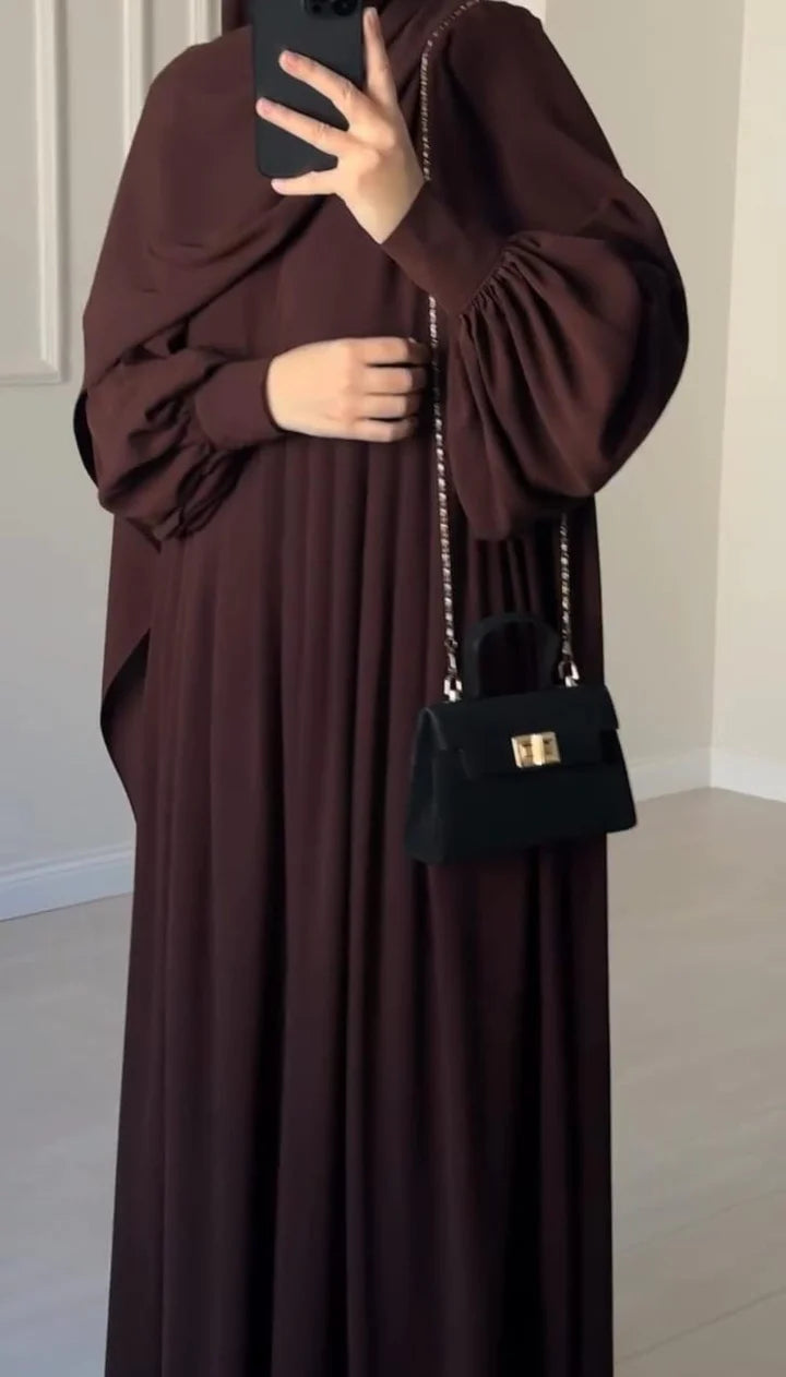 ZOHRA BROWN ABAYA