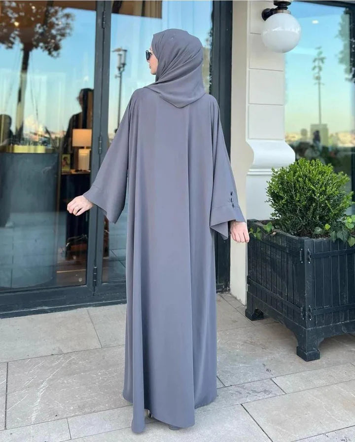 TURKISH GRAY ABAYA