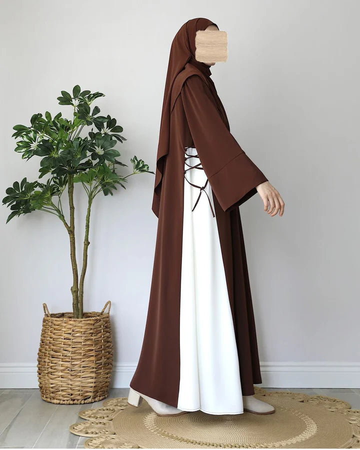 FOUZIA BROWN ABAYA