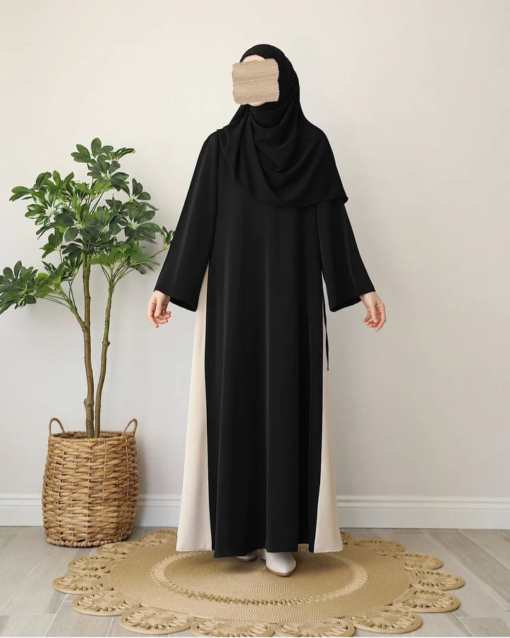 FOUZIA BLACK ABAYA