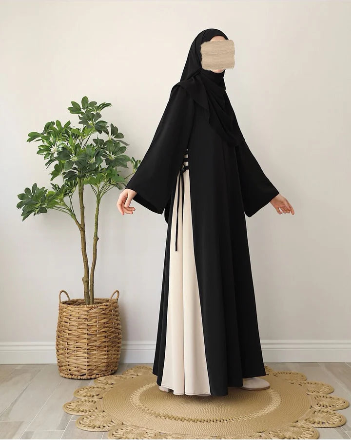 FOUZIA BLACK ABAYA