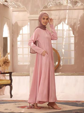 PINK ROSE ABAYA