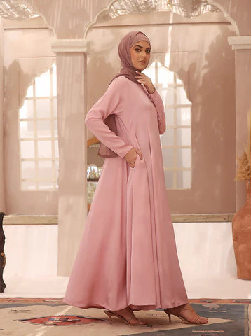 PINK ROSE ABAYA